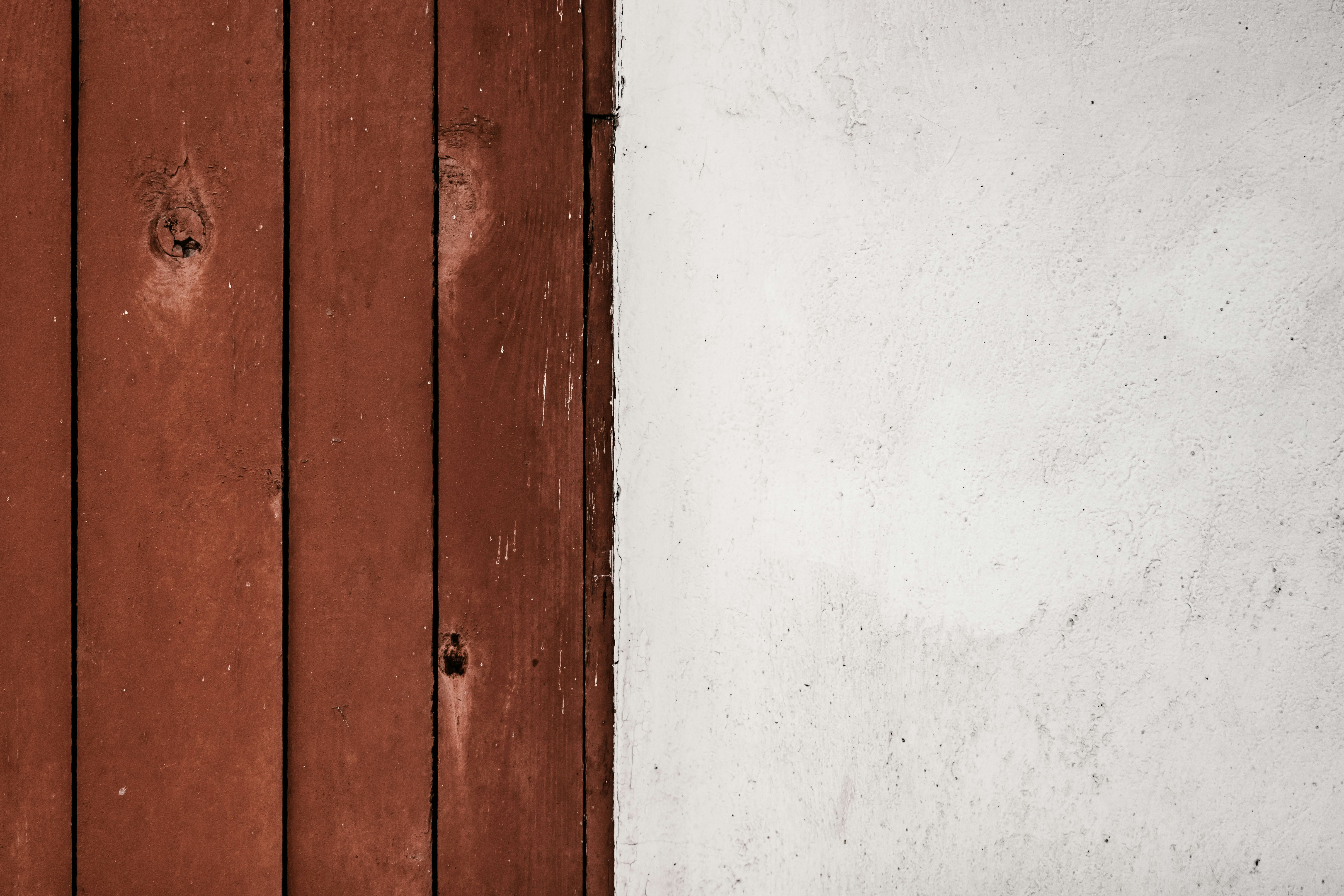 closed brown wooden door